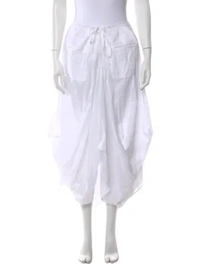 Pre-owned Ciao Lucia Mini Skirt In White