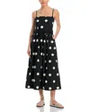 Ciao Lucia Mael Sleeveless Polka-dot Dress In Polka Dot