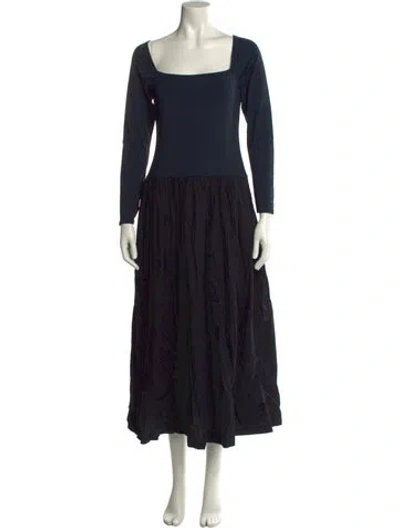 Pre-owned Ciao Lucia Nylon Long Dress In Black
