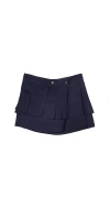 Ciao Lucia Oskar Twill Mini Skirt Navy
