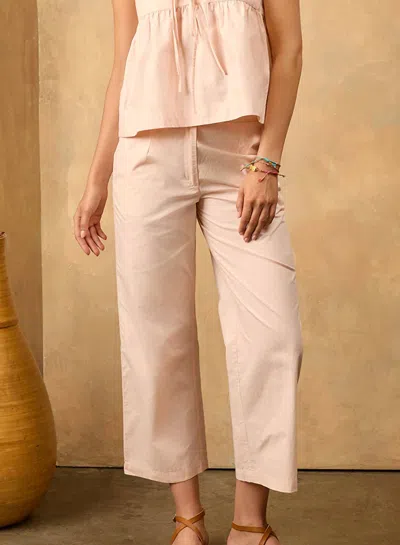 Ciao Lucia Pietro Classic Straight-leg Pants In Powder In Neutral