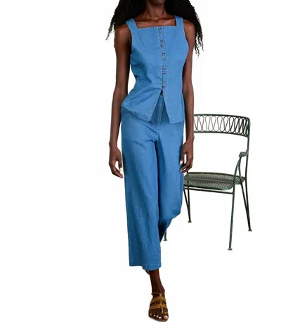 Ciao Lucia Pietro Cropped Pants In Blue