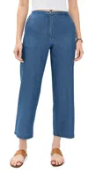 Ciao Lucia Pietro Pants Chambray In Blue