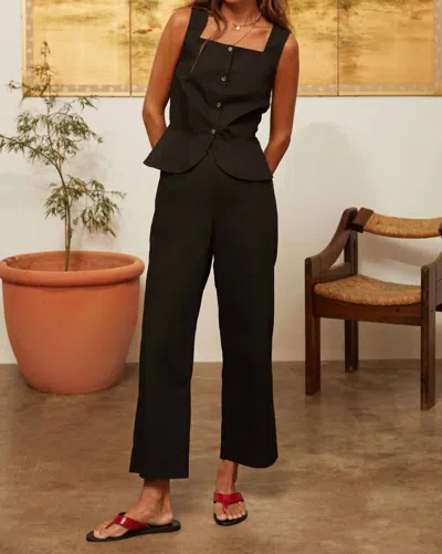 Ciao Lucia Pietro Straight Leg Pants In Black