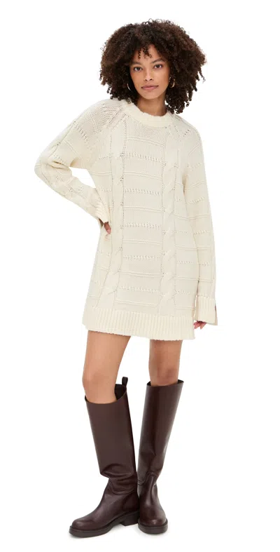 Ciao Lucia Pria Dress Ivory In White