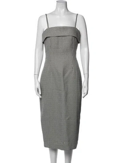 Pre-owned Ciao Lucia Printed Midi Length Dress In Multicolor
