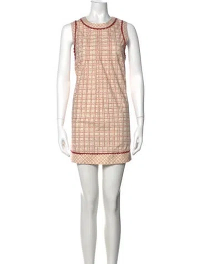 Pre-owned Ciao Lucia Printed Mini Dress In Multi