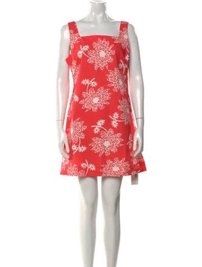 Pre-owned Ciao Lucia Printed Mini Dress In Red