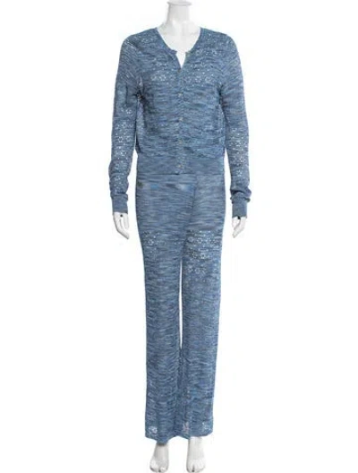 Pre-owned Ciao Lucia Printed Pant Set In Blue