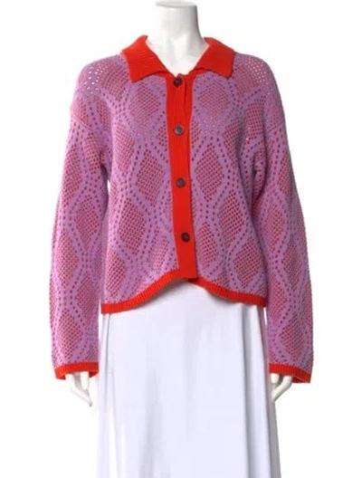 Pre-owned Ciao Lucia Printed Sweater In Purple