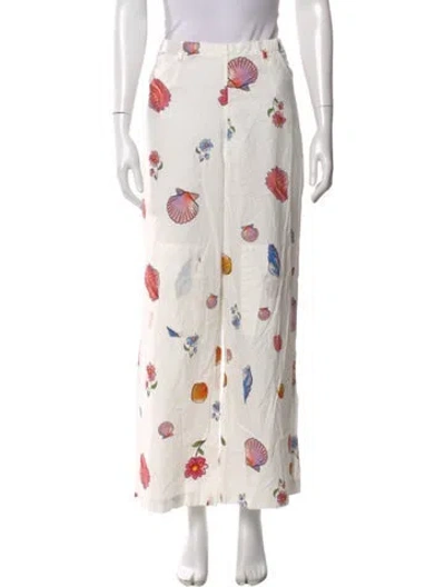 Pre-owned Ciao Lucia Printed Wide Leg Pants In Multi