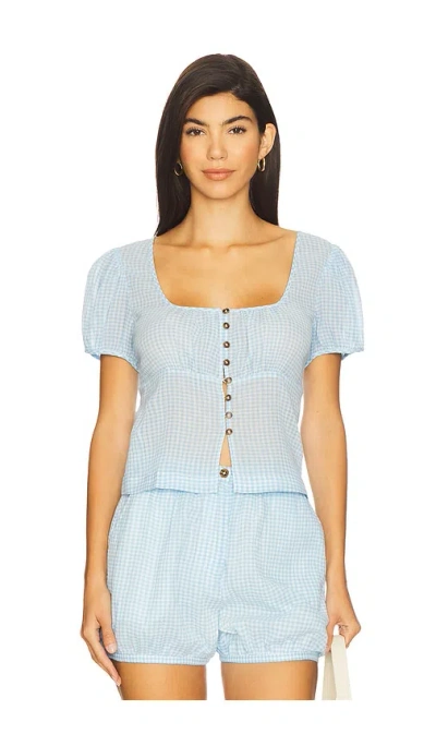 Ciao Lucia Risi Top In Blue