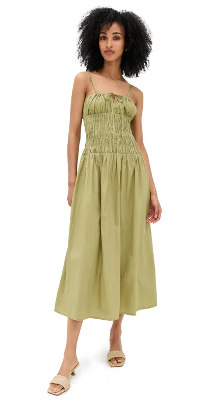 Ciao Lucia Russo Dress Khaki In Green
