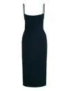 Ciao Lucia Sabina Open-back Midi Dress In Black
