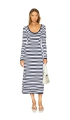 Ciao Lucia Sabine Dress Navy/white In Navy