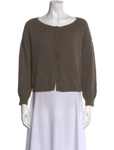 Pre-owned Ciao Lucia Scoop Neck Sweater In Green