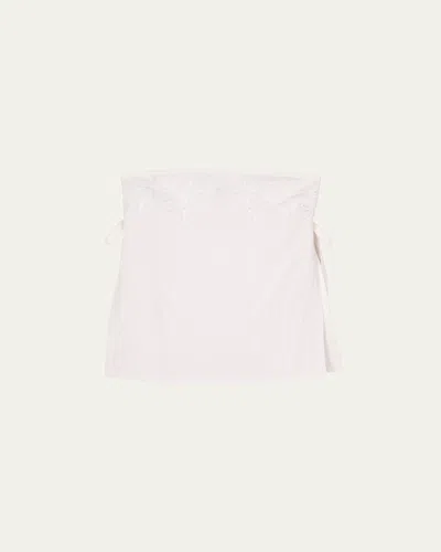 Ciao Lucia Sebastian Embroidered Strapless Top