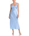 Ciao Lucia Severine Dove Grey Dress Swim Cover-up In Dove Grey