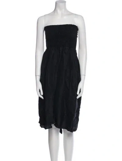 Pre-owned Ciao Lucia Silk Mini Dress In Black