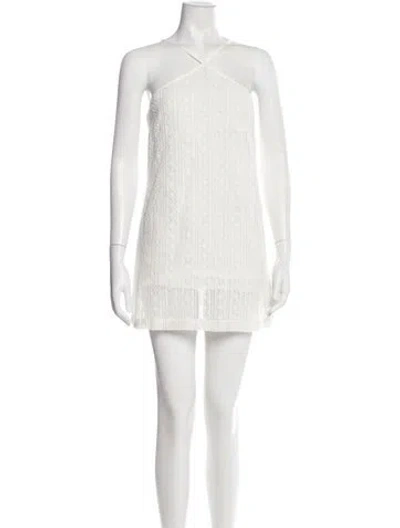 Pre-owned Ciao Lucia Silk Mini Dress In Multi