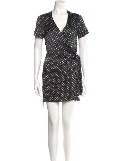Pre-owned Ciao Lucia Silk Mini Dress In Multi