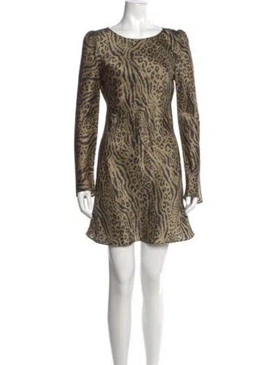 Pre-owned Ciao Lucia Silk Mini Dress In Multi