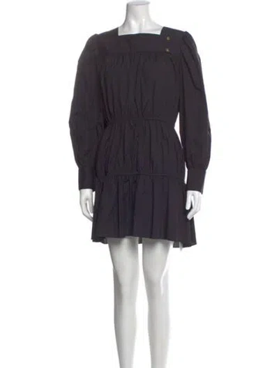 Pre-owned Ciao Lucia Square Neckline Dress In Black