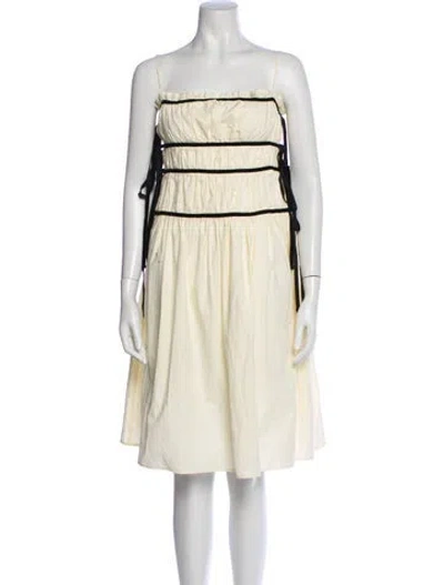 Pre-owned Ciao Lucia Square Neckline Knee-length Dress