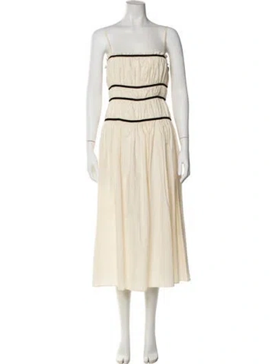 Pre-owned Ciao Lucia Square Neckline Midi Length Dress