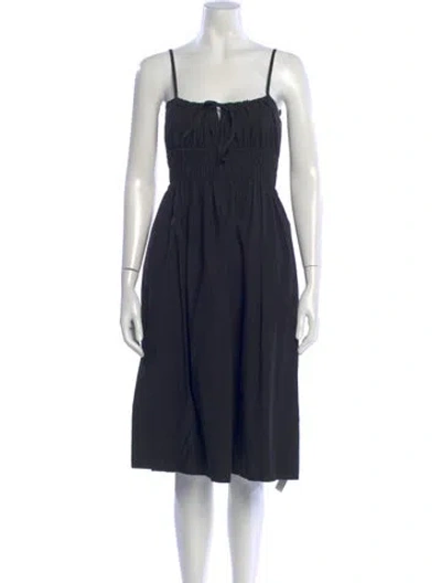 Pre-owned Ciao Lucia Square Neckline Mini Dress In Blue