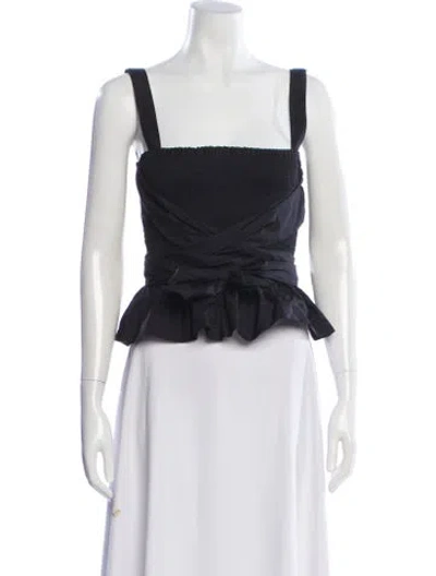 Pre-owned Ciao Lucia Square Neckline Sleeveless Top In Neutral