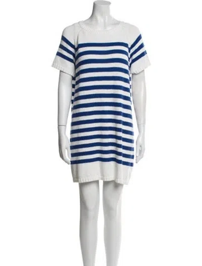 Pre-owned Ciao Lucia Striped Mini Dress In Multi