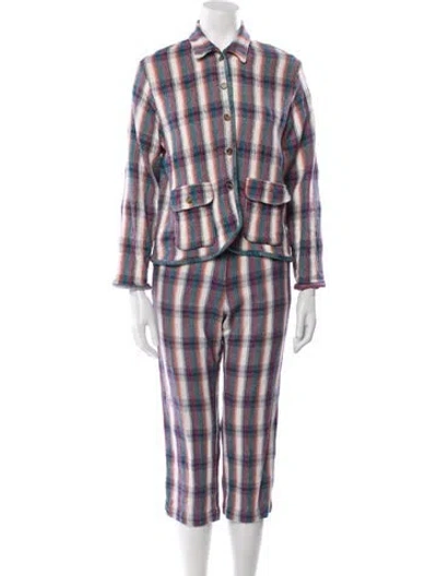 Pre-owned Ciao Lucia Striped Pantsuit In Blue