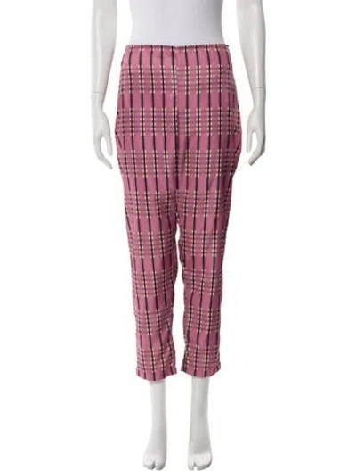 Pre-owned Ciao Lucia Striped Straight Leg Pants W/ Tags In Pink
