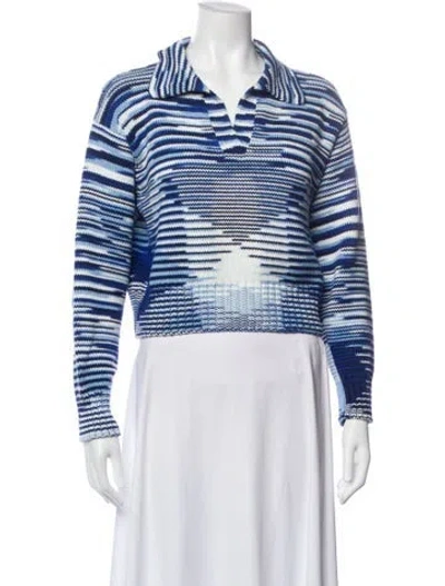Pre-owned Ciao Lucia Striped Sweater In Blue