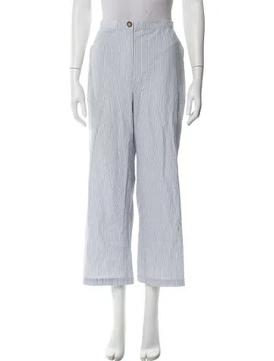 Pre-owned Ciao Lucia Striped Wide Leg Pants W/ Tags In Blue