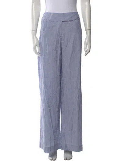 Pre-owned Ciao Lucia Striped Wide Leg Pants W/ Tags In Blue