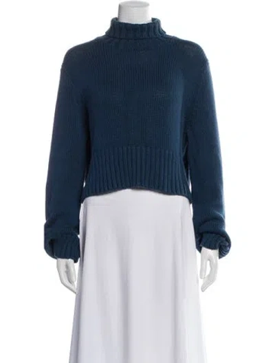 Pre-owned Ciao Lucia Turtleneck Sweater In Blue