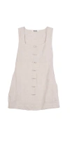 Ciao Lucia Virginie Dress Oatmeal Linen