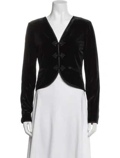 Pre-owned Ciao Lucia V-neck Sweater In Black