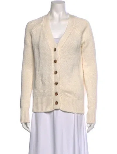 Pre-owned Ciao Lucia V-neck Sweater In Neutral
