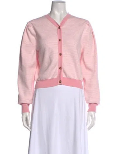 Pre-owned Ciao Lucia V-neck Sweater In Pink