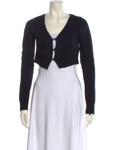 Pre-owned Ciao Lucia V-neck Sweater W/ Tags In Black