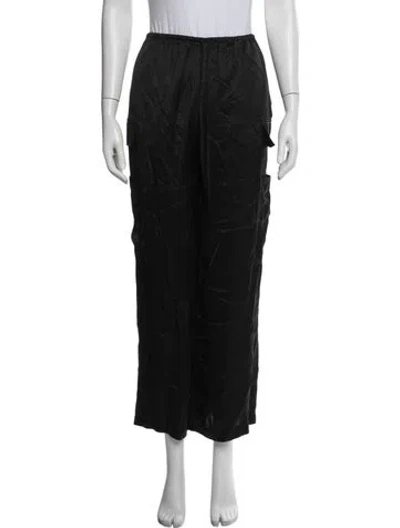Pre-owned Ciao Lucia Wide Leg Pants In Black