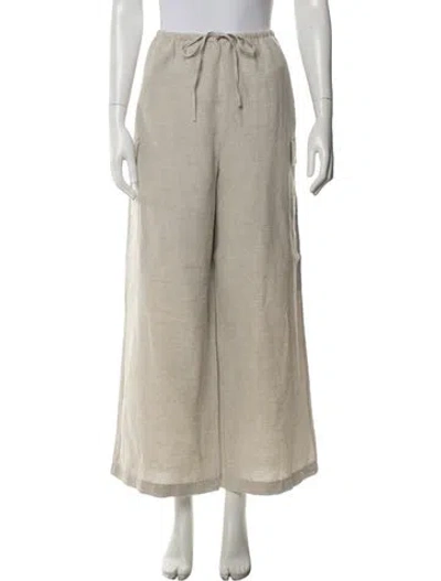 Pre-owned Ciao Lucia Wide Leg Pants In Neutrals