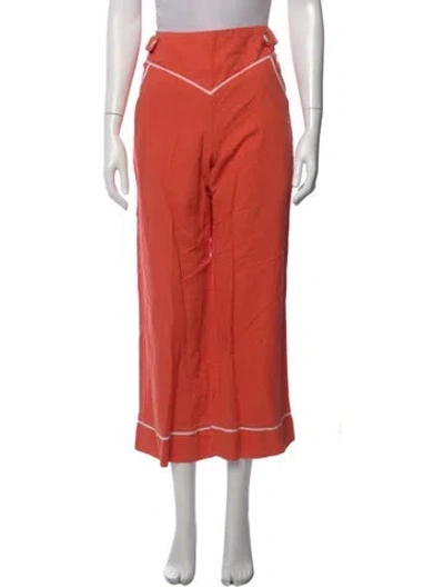 Pre-owned Ciao Lucia Wide Leg Pants In Orange