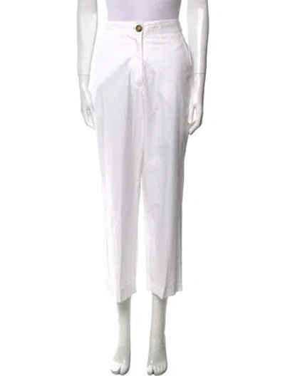 Pre-owned Ciao Lucia Wide Leg Pants In White
