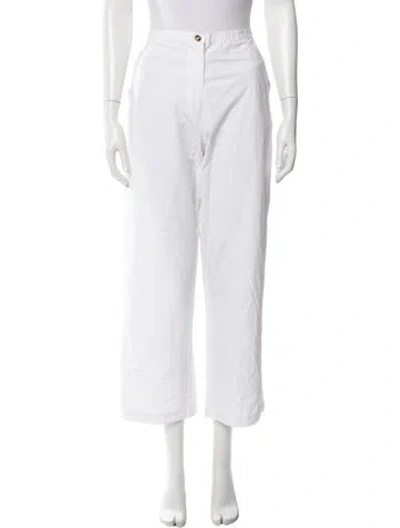 Pre-owned Ciao Lucia Wide Leg Pants In White