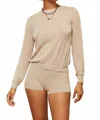 Ciao Lucia Women's Calypso Shorts In Stone In White