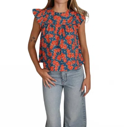 Ciao Lucia Women's Elise Top In Surf In Multi